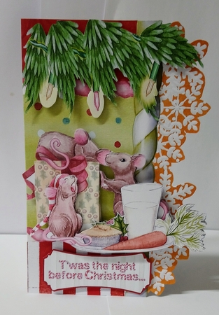 Through the Mouse Hole Christmas Party Quick Cards by Jackie Odonnell