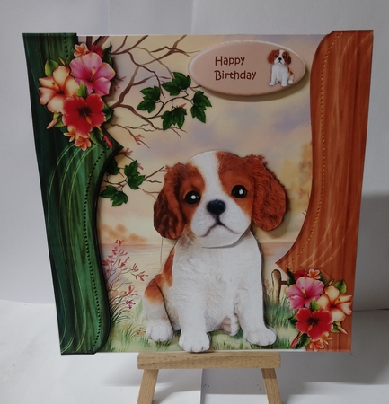Cute Kingcharles Spaniel Puppy Mini Kit by Jackie Odonnell