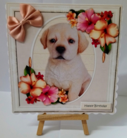 Cute Golden Lab Puppy Mini Kit by Jackie Odonnell