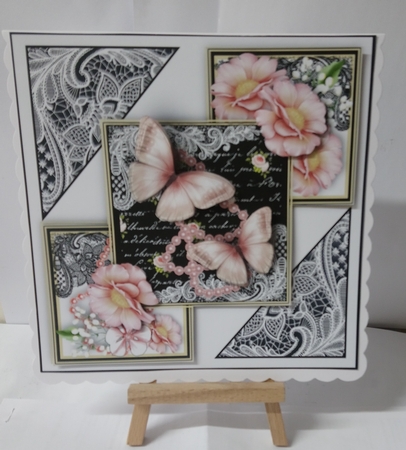 Lace and Butterflys Card Kit by Jackie Odonnell