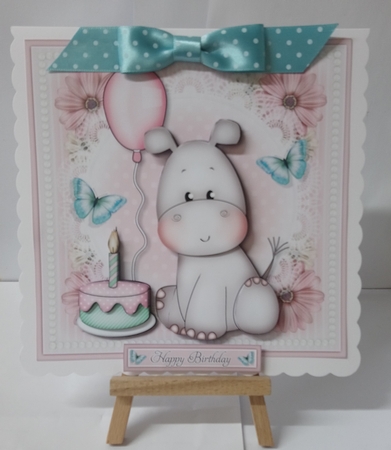 Hippo Birthday To You Mini Kit by Jackie Odonnell