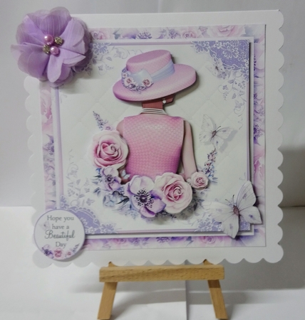 Pink Floral Delight by Jackie Odonnell