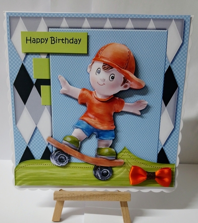 Birthday Boy Skateboard Mini Kit by Jackie Odonnell