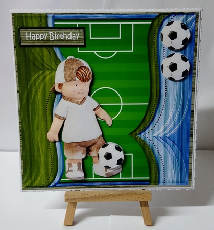 Birthday Boy Football  Mini Kit by Jackie Odonnell
