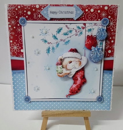 The Christmas Stocking Suprise Card Kit by Jackie Odonnell