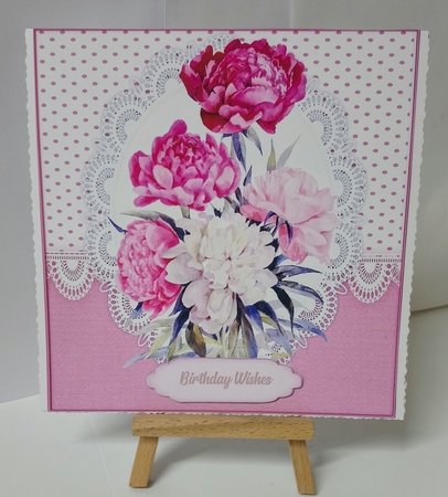 Beautiful Mixed Roses oh lace  by Jackie Odonnell
