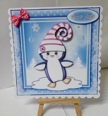 Penguin in Curly Hat Mini Kit by Jackie Odonnell