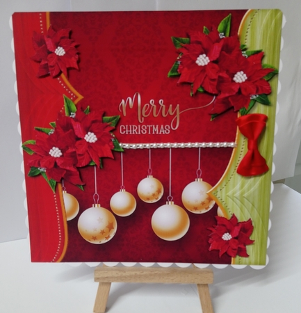 Merry Christmas Baubles by Jackie Odonnell
