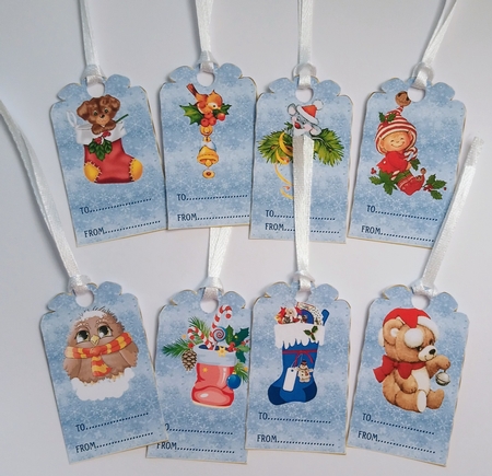 Print & Cut Christmas Tags by Jackie Odonnell