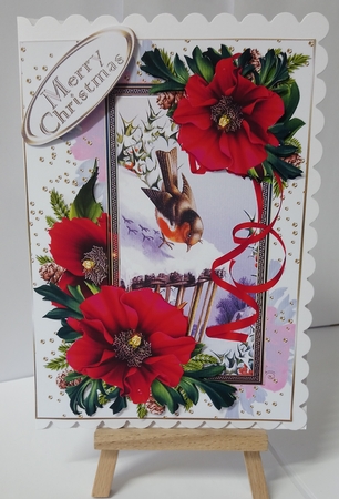 The Christmas Robin choice of 2 scenes mini kit by Jackie Odonnell
