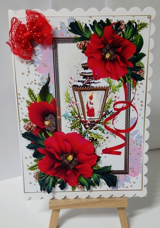 The Christmas lantern and door choice of 2 scenes mini kit by Jackie Odonnell