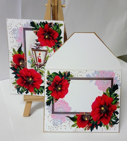 The Christmas lantern and door choice of 2 scenes mini kit by Jackie Odonnell