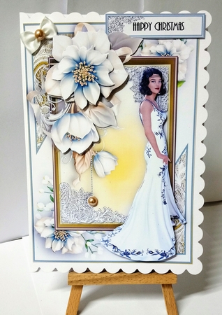 A5 Christmas Beauty Card Kit by Jackie Odonnell