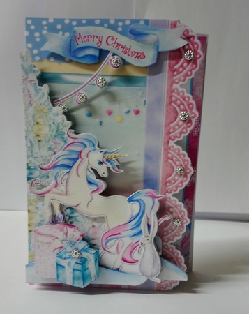 A Unicorn for Christmas Quick Cards by Jackie Odonnell