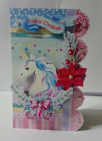 A Unicorn for Christmas Quick Cards by Jackie Odonnell