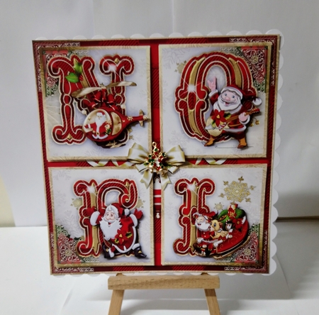 NOEL With Santa Clauses Mini Kit by Jackie Odonnell