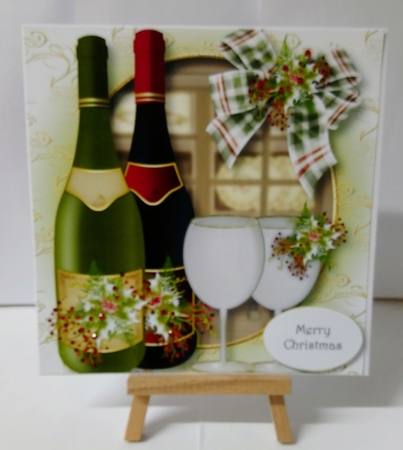 The Christmas Kitchen - A Festive Tipple 8x8 by Jackie Odonnell