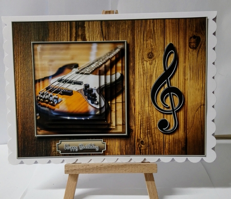 Bass Guitar A5 Pyramage Mini Kit by Jackie Odonnell