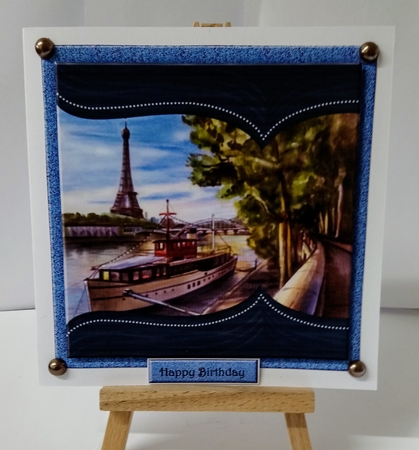 Male Card Salutation de Paris by Jackie Odonnell