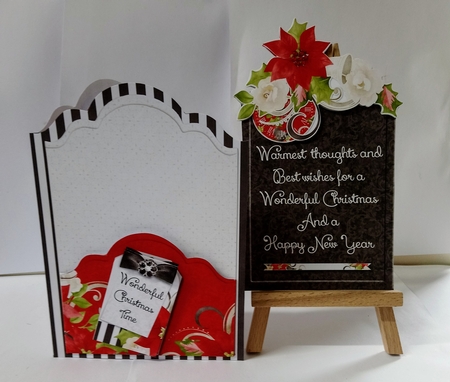 Wonderful Christmas Time Shaped Card & More by Jackie Odonnell
