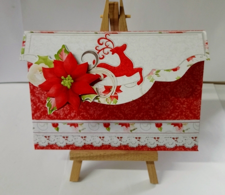 Wonderful Christmas Time Shaped Card & More by Jackie Odonnell