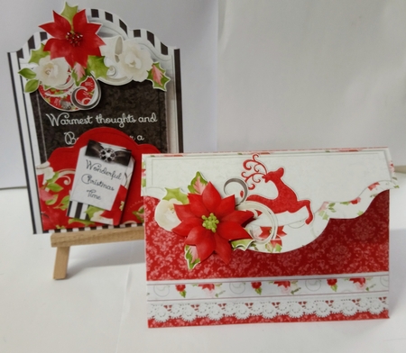 Wonderful Christmas Time Shaped Card & More by Jackie Odonnell