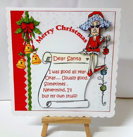 8x8 Stella writes to Santa mini kit by Jackie Odonnell