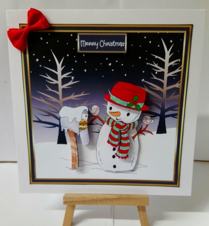 Snowman mail box by Jackie Odonnell