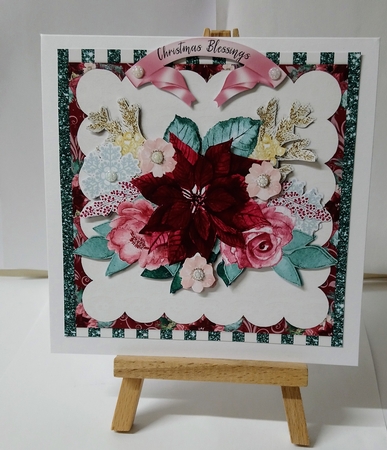 Christmas Floral Rhapsody Keeping it Simple 6x6 Card Kit by Jackie Odonnell