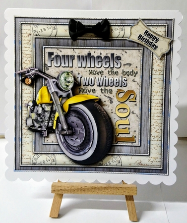 Two Wheels Move The Soul 8x8 Mini Kit by Jackie Odonnell