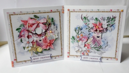A Christmas Stag Keeping it Simple 6x6 Card Kit by Jackie Odonnell
