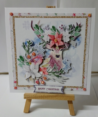 A Christmas Stag Keeping it Simple 6x6 Card Kit by Jackie Odonnell