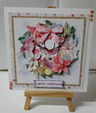 A Christmas Stag Keeping it Simple 6x6 Card Kit by Jackie Odonnell