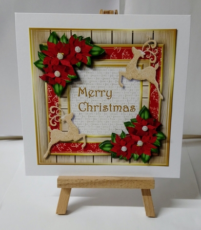 Christmas Card & Insert Deer by Jackie Odonnell