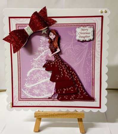 STYLISH CHRISTMAS LADIES 7.5 Decoupage & Inserts Bumper Kit by Jackie Odonnell