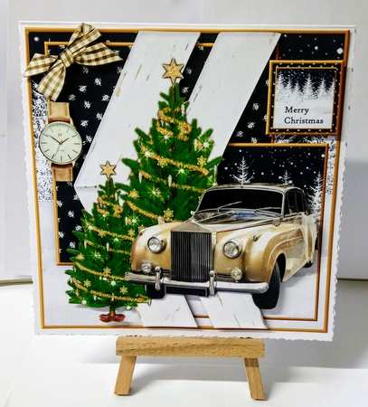 Male Card Classic Christmas Mini Kit by Jackie Odonnell