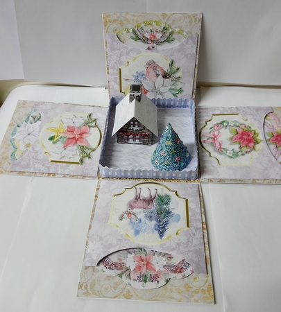 A Christmas Stag Exploding Box Surprise Kit. by Jackie Odonnell