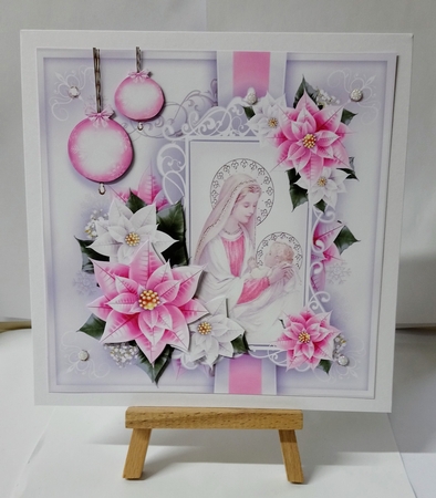 Bumper Kit Christmas Poinsettias with Verse by Jackie Odonnell