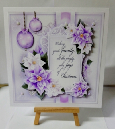 Bumper Kit Christmas Poinsettias with Verse by Jackie Odonnell