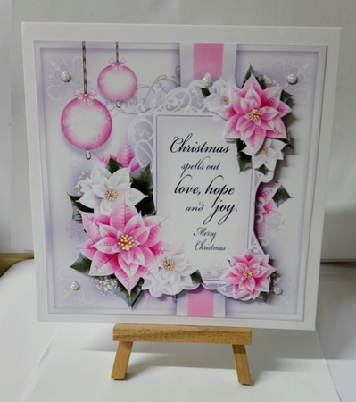 Bumper Kit Christmas Poinsettias with Verse by Jackie Odonnell