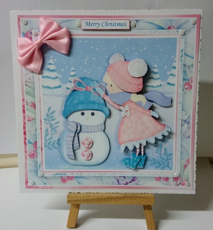 CUTE WINTER 7.5 Christmas Decoupage, Word & Alphabet Bumper Kit by Jackie Odonnell