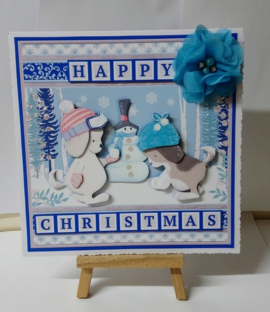 CUTE WINTER 7.5 Christmas Decoupage, Word & Alphabet Bumper Kit by Jackie Odonnell