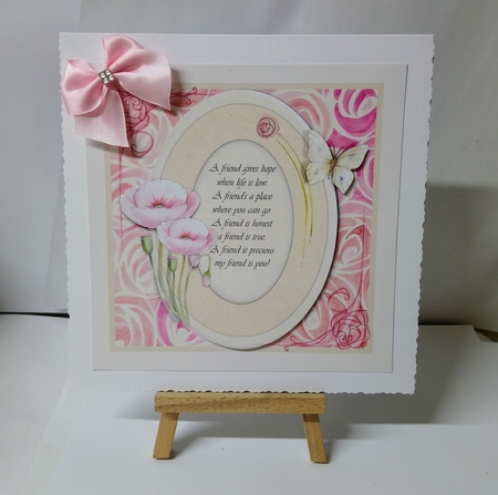 Friend Poppies and Butterfly with multiple toppers by Jackie Odonnell