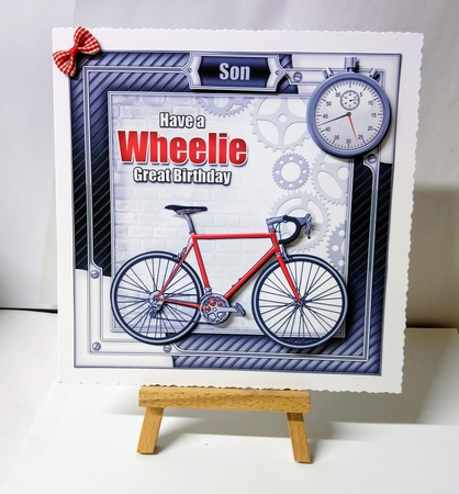 Have A Wheelie Great Birthday 8x8 Mini Kit by Jackie Odonnell