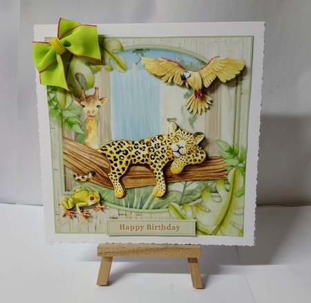A Snooze In The Jungle 8x8 Mini Kit by Jackie Odonnell