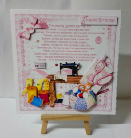 8x8 The sewing queen survival kit mini kit by Jackie Odonnell