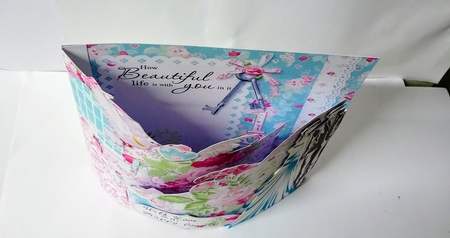With All My Heart Double Bowed Front Card Kit by Jackie Odonnell