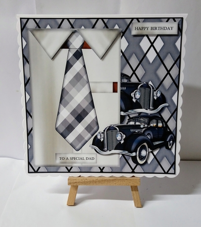 Male card Classic Car by Jackie Odonnell