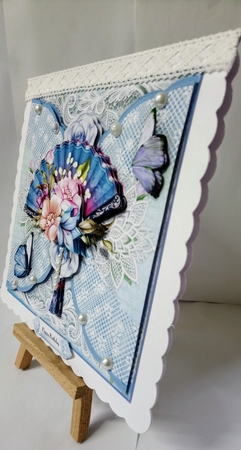 Flora And Lace Beautiful Fan  by Jackie Odonnell