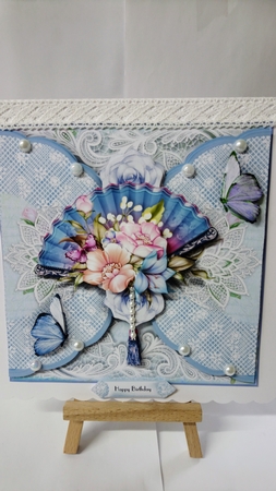 Flora And Lace Beautiful Fan  by Jackie Odonnell